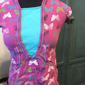 Girls butterfly shirt